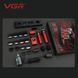 Профессиональный набор для барберов VGR Stepless Pro 3 in 1 RED 00015276 фото 3