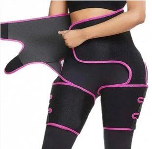 Утягивающий пояс для похудения и коррекции фигуры adjustable one piece waist band (w73) 00015602 фото