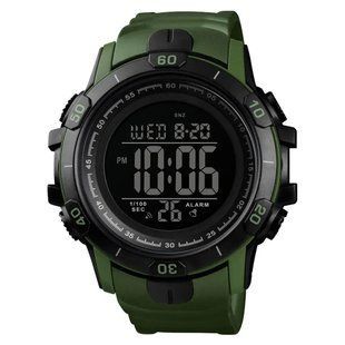Часы наручные мужские SKMEI 1475AG ARMY GREEN, брендовые мужские часы, часы для мужчины. Цвет: зеленый 00022041 фото