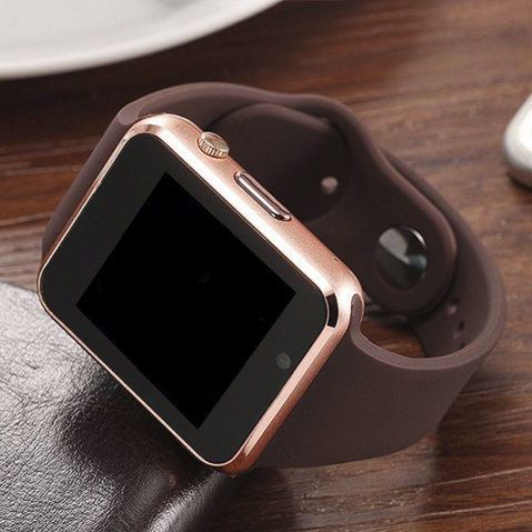Смарт-годинник Smart Watch A1 розумний електронний зі слотом під sim-карту + карту пам'яті micro-sd. Колір: золотий 00022484 фото