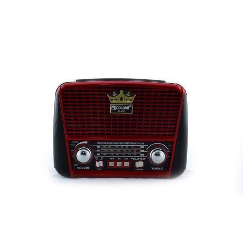 Радіоприймач Golon RX-455S USB / акумулятор сонячна панель, Радіоприймач з гарним прийомом для дачі 00017280 фото