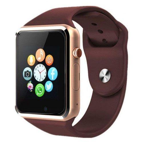 Смарт-годинник Smart Watch A1 розумний електронний зі слотом під sim-карту + карту пам'яті micro-sd. Колір: золотий 00022484 фото
