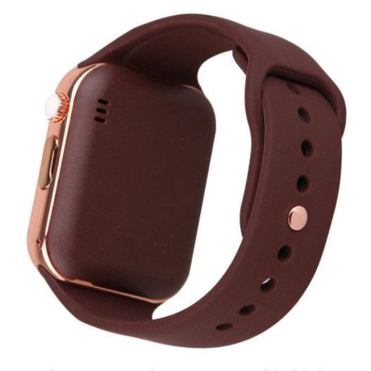 Смарт-годинник Smart Watch A1 розумний електронний зі слотом під sim-карту + карту пам'яті micro-sd. Колір: золотий 00022484 фото