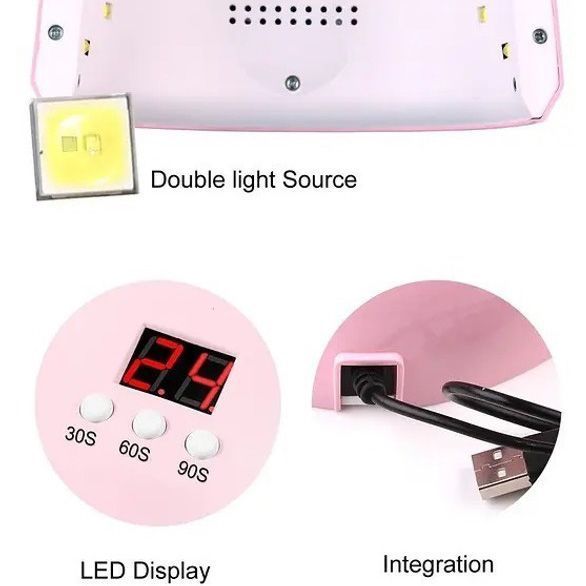 Сушарка для нігтів 36w FD 258 Beauty Nail, Лампа для сушіння гель-лаку будинку, Універсальна лампа для сушіння гель лаку 00014475 фото