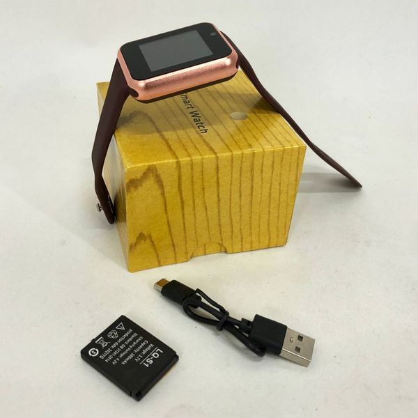 Смарт-годинник Smart Watch A1 розумний електронний зі слотом під sim-карту + карту пам'яті micro-sd. Колір: золотий 00022484 фото