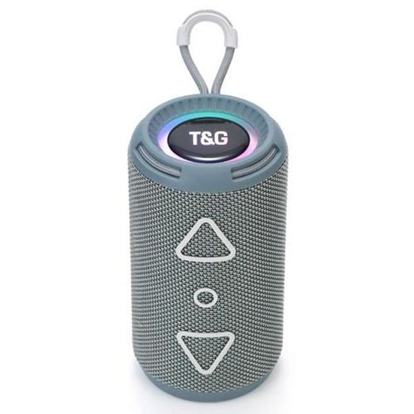 Bluetooth колонка портативная TG656 FM-радио, Громкая блютуз колонка, Колонка для вечеринки. Цвет: серый 00017241 фото