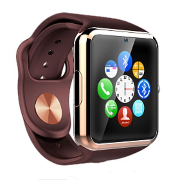 Смарт-годинник Smart Watch A1 розумний електронний зі слотом під sim-карту + карту пам'яті micro-sd. Колір: золотий 00022484 фото