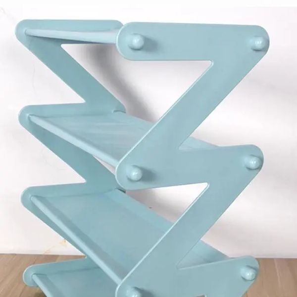 Полиця для взуття органайзер компактний стійка складана Shoe Rack YH 8802-5 зберігання речей та взуття 5 полиць 00014070 фото