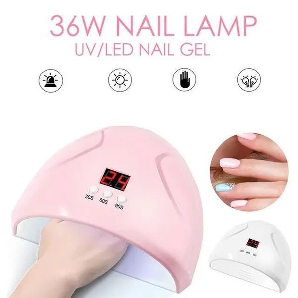 Сушарка для нігтів 36w FD 258 Beauty Nail, Лампа для сушіння гель-лаку будинку, Універсальна лампа для сушіння гель лаку 00014475 фото