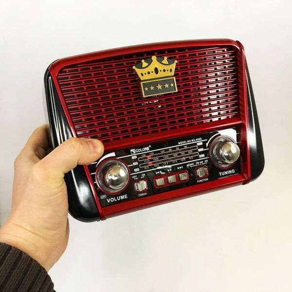 Радіоприймач Golon RX-455S USB / акумулятор сонячна панель, Радіоприймач з гарним прийомом для дачі 00017280 фото