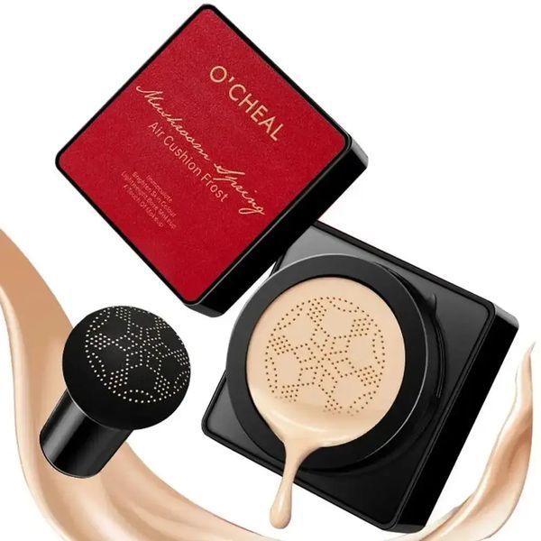 Тональный крем кушон для лица + спонжик Beauty Linasi Red O`CHEAL, Натуральный оттенок 00012515 фото