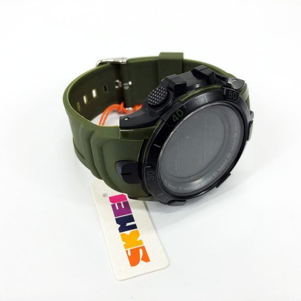 Часы наручные мужские SKMEI 1475AG ARMY GREEN, брендовые мужские часы, часы для мужчины. Цвет: зеленый 00022041 фото