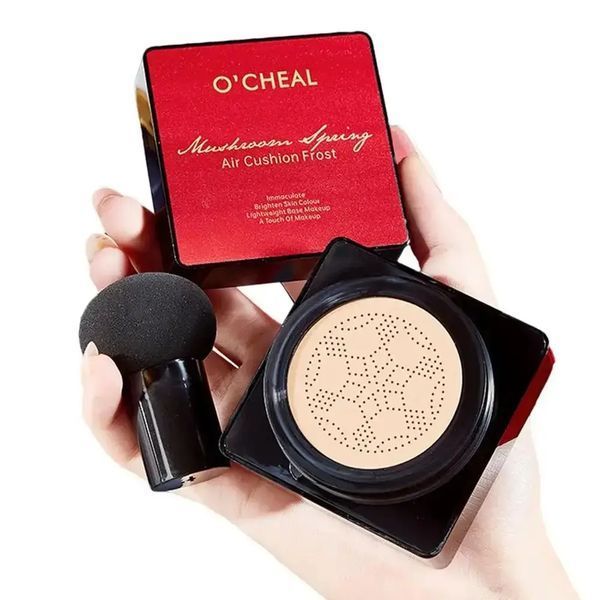 Тональный крем кушон для лица + спонжик Beauty Linasi Red O`CHEAL, Натуральный оттенок 00012515 фото
