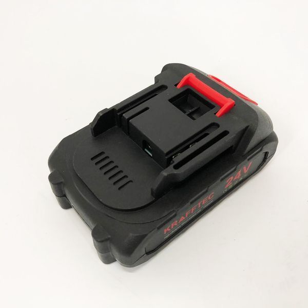 Літій-іонний акумулятор KRAFFTEC 24V 1500mAh для електроінструментів, Акумулятори для дриля шуруповерта 00012677 фото