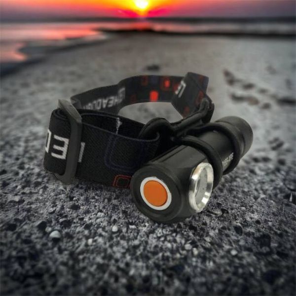 Налобний ліхтар Police BL-2155-XPE + вбудований акумулятор + USB, Потужний акумуляторний ліхтарик налобний 00023559 фото