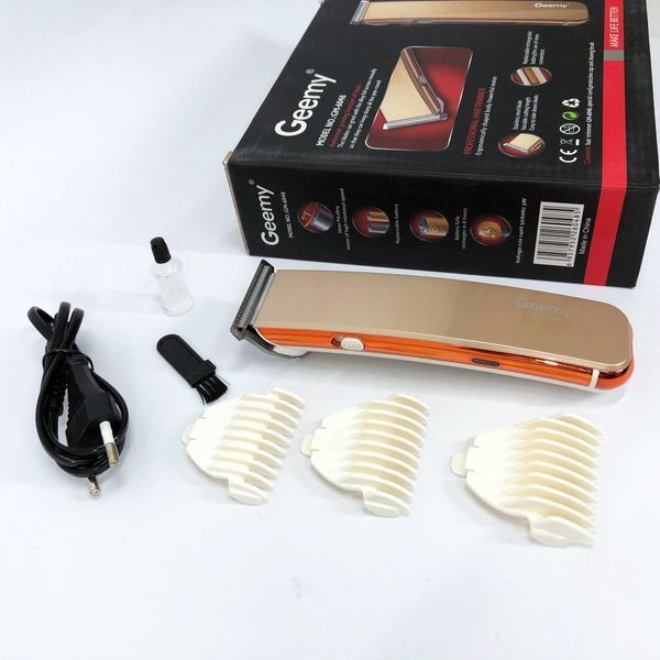 Машинка для стрижки GEMEI GM-6048, Машинка для стрижки домашня, електробритва для голови. Колір: золотий 00015439 фото
