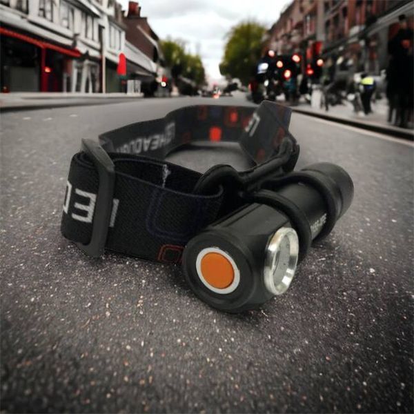 Налобний ліхтар Police BL-2155-XPE + вбудований акумулятор + USB, Потужний акумуляторний ліхтарик налобний 00023559 фото
