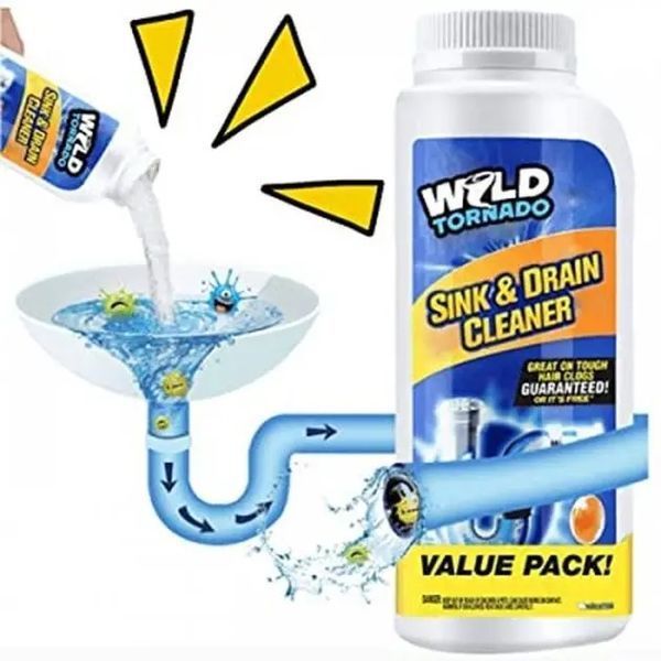 Мощный очиститель для мойки и слива WILD Tornado Sink & Drain Cleaner 00013742 фото