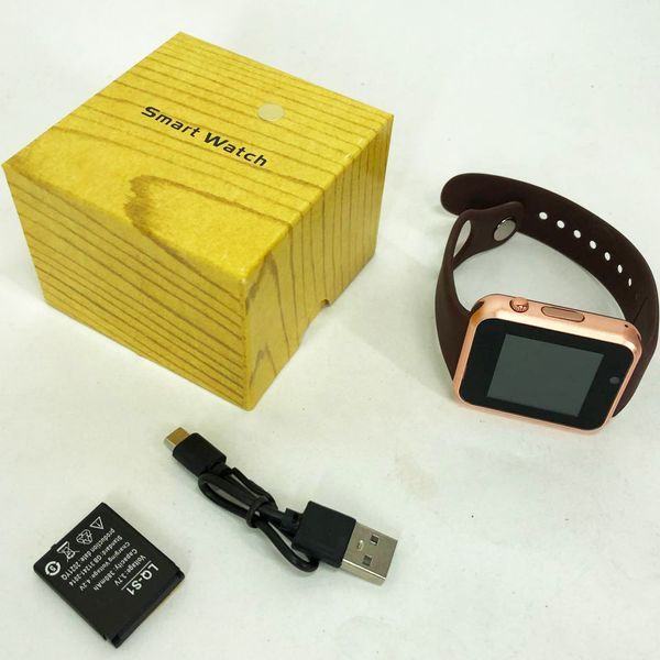 Смарт-годинник Smart Watch A1 розумний електронний зі слотом під sim-карту + карту пам'яті micro-sd. Колір: золотий 00022484 фото