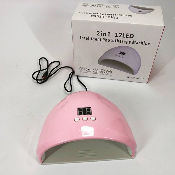 Сушарка для нігтів 36w FD 258 Beauty Nail, Лампа для сушіння гель-лаку будинку, Універсальна лампа для сушіння гель лаку 00014475 фото