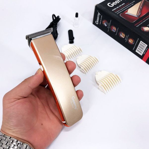 Машинка для стрижки GEMEI GM-6048, Машинка для стрижки домашня, електробритва для голови. Колір: золотий 00015439 фото