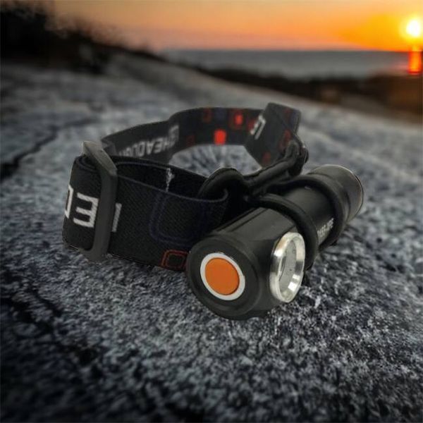 Налобний ліхтар Police BL-2155-XPE + вбудований акумулятор + USB, Потужний акумуляторний ліхтарик налобний 00023559 фото