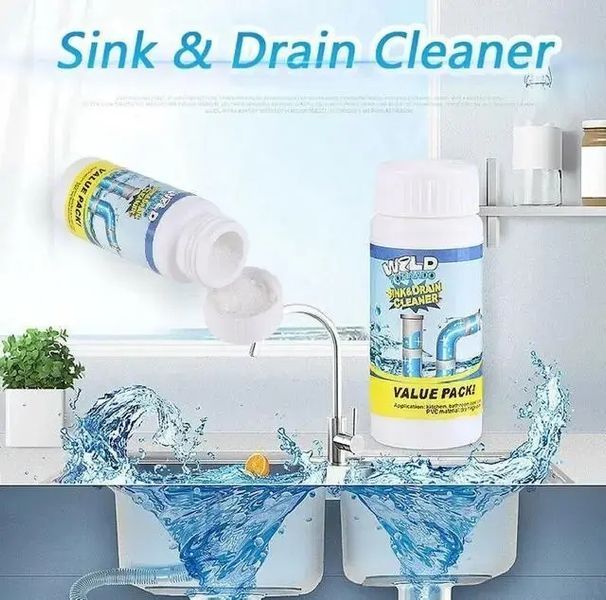 Мощный очиститель для мойки и слива WILD Tornado Sink & Drain Cleaner 00013742 фото