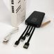 Power Bank зарядний пристрій на сонячній батареї 10000mAh з індикатором заряду. Колір: чорний 00023530 фото 9
