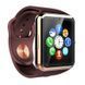 Смарт-годинник Smart Watch A1 розумний електронний зі слотом під sim-карту + карту пам'яті micro-sd. Колір: золотий 00022484 фото 3