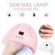 Сушарка для нігтів 36w FD 258 Beauty Nail, Лампа для сушіння гель-лаку будинку, Універсальна лампа для сушіння гель лаку 00014475 фото 2