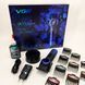 Профессиональная машинка для стрижки волос VGR V-001 BLUE с дисплеем 9000 об/мин и 10 насадками 1,5-24 мм 00014833 фото 21