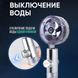 Душевая турболейка высокого давления, водосберегающая насадка для душа c вентилятором с уникальным рисунком воды. Цвет: серебряный 00013518 фото 8
