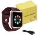 Смарт-годинник Smart Watch A1 розумний електронний зі слотом під sim-карту + карту пам'яті micro-sd. Колір: золотий 00022484 фото 9