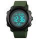 Часы наручные мужские SKMEI 1434AGWT ARMY GREEN-WHITE, часы армейские оригинал. Цвет: зеленый 00022137 фото 2