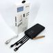 Power Bank зарядний пристрій на сонячній батареї 10000mAh з індикатором заряду. Колір: чорний 00023530 фото 2