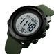Часы наручные мужские SKMEI 1434AGWT ARMY GREEN-WHITE, часы армейские оригинал. Цвет: зеленый 00022137 фото 3