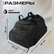 Тактическая дорожная сумка-рюкзак 2 в 1 &mdash; упрочненная, универсальная черная 00018421 фото 11
