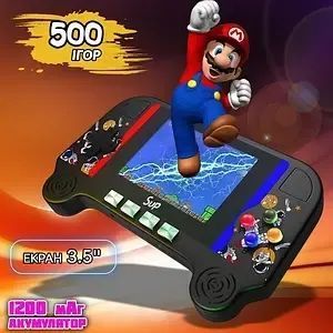 Портативная игровая консоль sup wide F3, 3,5 дюймов, 500 игр 16/8-битная игровая консоль-рокер 00017528 фото