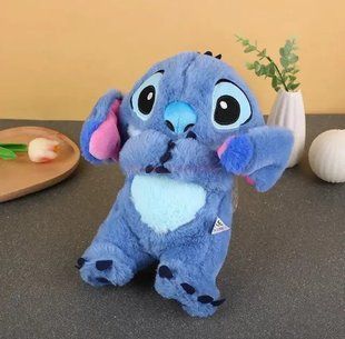 Мягкая игрушка Стич (Stich) из мультфильма Лило и Стич, дышит, светится, колыбельная 00016627 фото