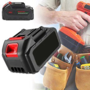 Літій-іонний акумулятор KRAFFTEC 48V 1500mAh для електроінструментів, Акб для шуруповерта 00012678 фото