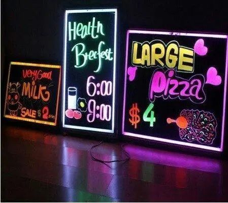 Светящийся борд LED доска FLUORECENT BOARD 40*60 c фломастером и салфеткой 00022525 фото