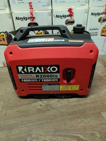 Генератор бензиновий інверторний Raixo R2200IS 1,8 кВт/2 кВт 00017914 фото