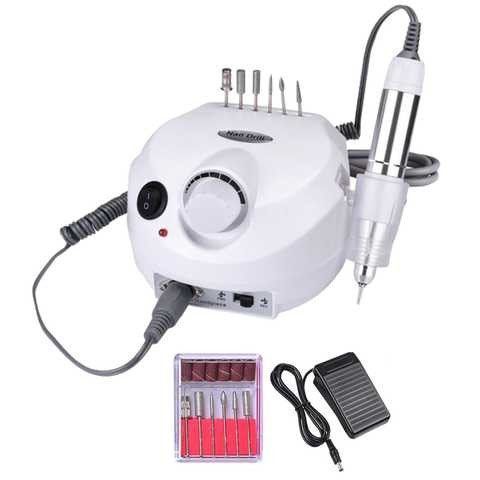 Фрезер для маникюра и педикюра Drill Pro Nail Drill, 30000 об/мин, фрезер для ногтей. Цвет: белый 00015218 фото