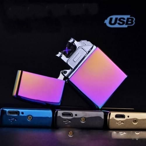 Зажигалка импульсная NB USB-215. Цвет: фиолетовый 00023292 фото
