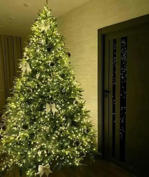 Гирлянда нить на катушке, от сети, 50м, 240LED, теплый белый/ Светодиодная LED гирлянда на елку 00024903 фото