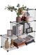 Портативный металлический модульный стеллаж для хранения вещей на 6 секций 00014071 фото 5