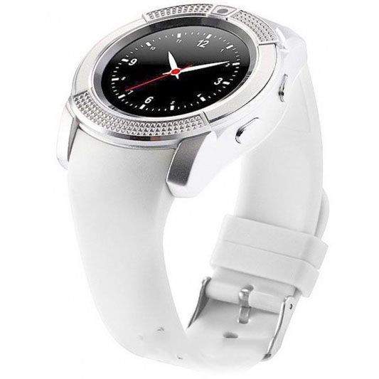 Розумний смарт-годинник Smart Watch V8. Колір: білий 00022432 фото