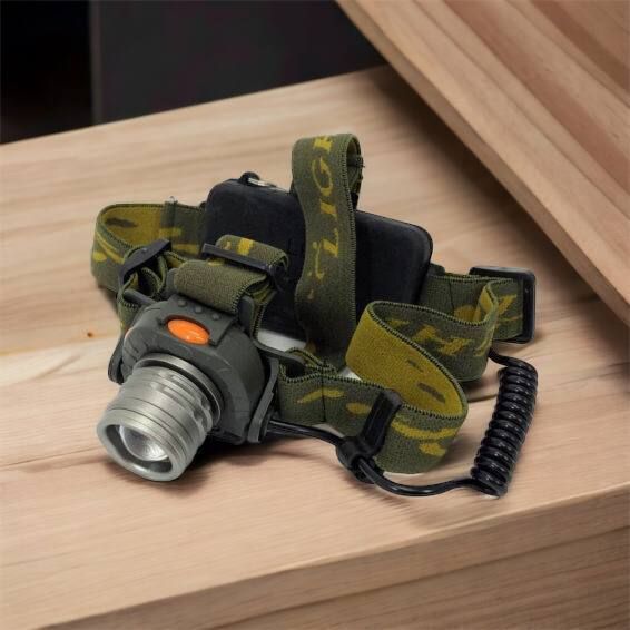 Налобний ліхтар тактичний Bailong BL-1505\602B SENSOR з датчиком руху, Ліхтарик налобний led 00022892 фото