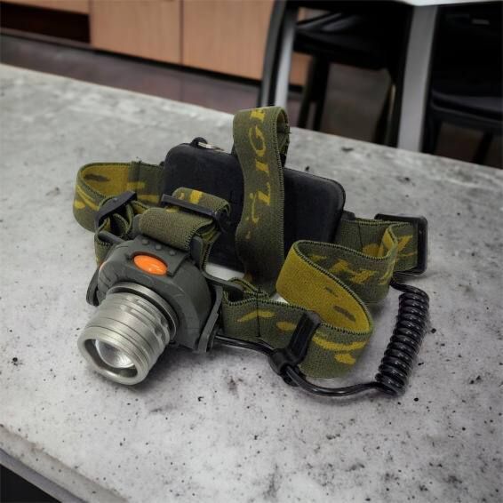 Налобний ліхтар тактичний Bailong BL-1505\602B SENSOR з датчиком руху, Ліхтарик налобний led 00022892 фото