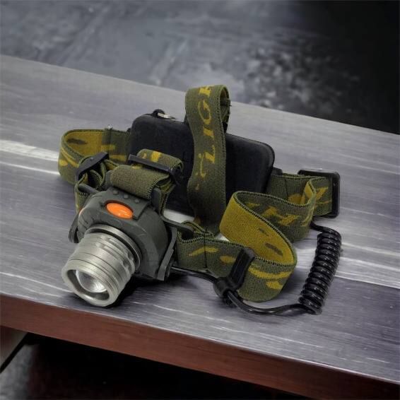Налобний ліхтар тактичний Bailong BL-1505\602B SENSOR з датчиком руху, Ліхтарик налобний led 00022892 фото